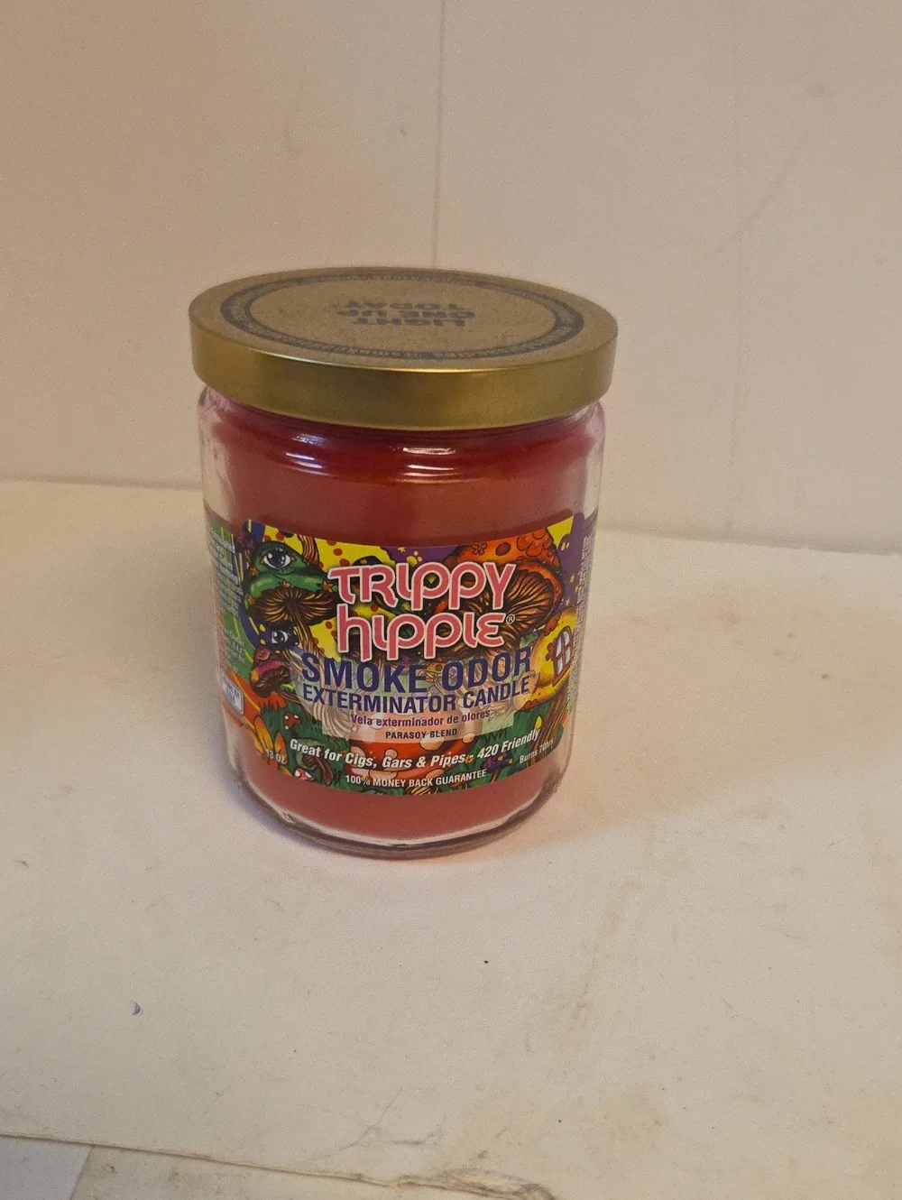 Smoke Odor Exterminator Candle - Red 13 Oz